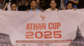 Athan Cup 2025 Perkuat Nasionalisme Mahasiswa di Italia