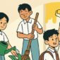 Ilustrasi Membuat Lingkungan Sekolah Menjadi Lebih Sejahtera
