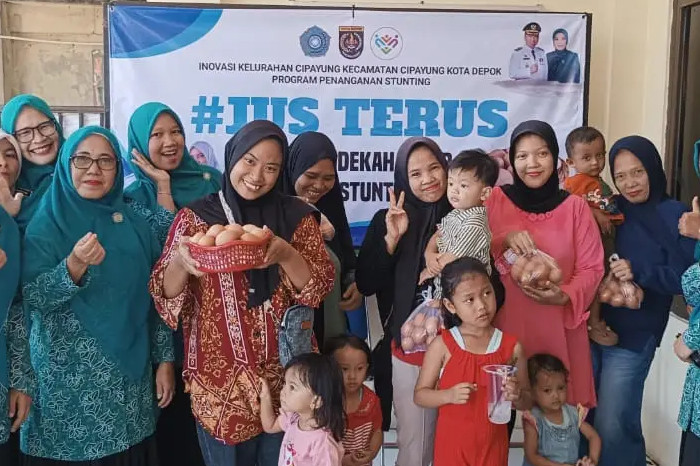 JuS TeruS Cipayung, Inovasi Sedekah Telur Tekan Angka Stunting