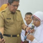 Kolaborasi Disdikbud dan Gapopin, Pelajar Indramayu Terima Bantuan Kacamata
