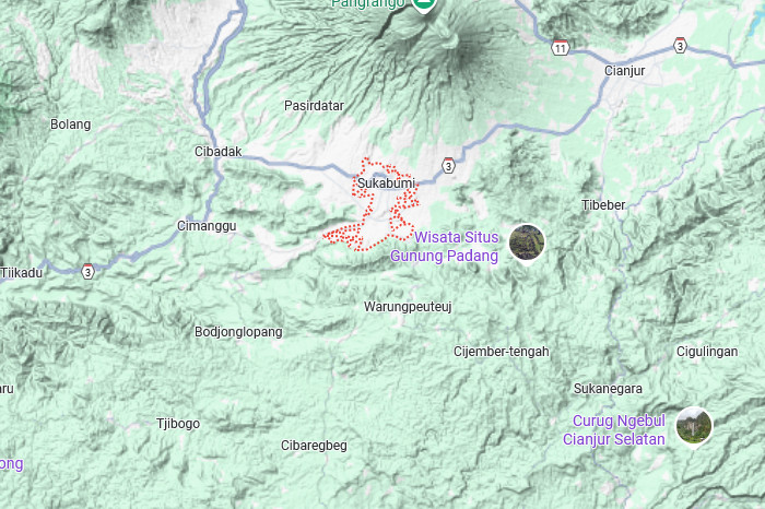 Maps Sukabumi (Google Maps)