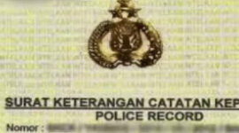 Surat Keterangan Catatan Kepolisian (SKCK)