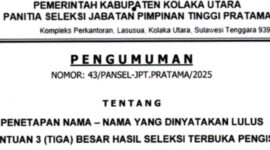 Tiga Nama Lolos Seleksi Sekda Kolaka Utara, Tinggal Menanti Keputusan Akhir