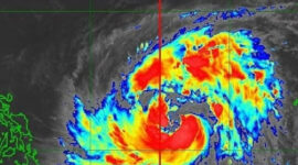 Topan Fung Wong memasuki zona pengawasan meteorologi Filipina pada 7 November. Foto: PAGASA