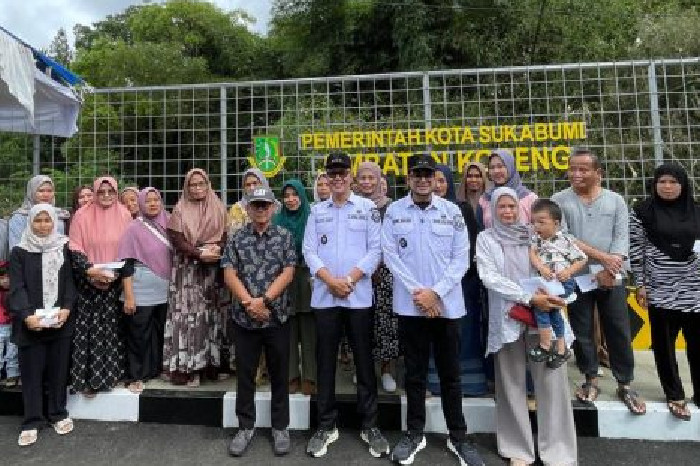 Wali Kota Sukabumi Resmikan Jembatan Kopeng