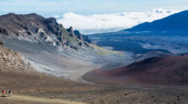 Bagian dari jalan setapak di sepanjang panci Haleakala. Foto: Badan Pariwisata Hawaii