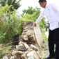 Bupati Tangerang Maesyal Rasyid langsung meninjau lokasi tanggul roboh
