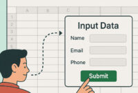Ilustrasi Mengubah Excel Jadi Formulir Input Data Otomatis Tanpa Coding
