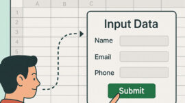 Ilustrasi Mengubah Excel Jadi Formulir Input Data Otomatis Tanpa Coding