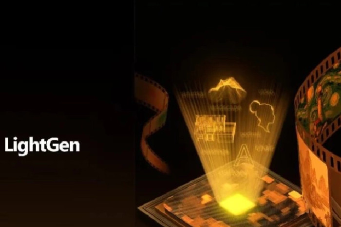Ilustrasi chip LightGen. Foto oleh China Daily