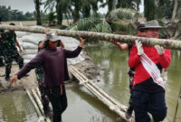 Pasca Banjir Langkat, TNI dan Masyarakat Bergerak Cepat Cegah Ancaman Banjir Susulan