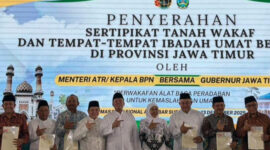 Perkuat Kepastian Hukum Aset Umat, Kota Probolinggo Kantongi 143 Sertipikat Tanah Wakaf