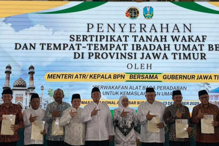Perkuat Kepastian Hukum Aset Umat, Kota Probolinggo Kantongi 143 Sertipikat Tanah Wakaf