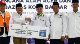BAZNAS RI, BAZNAS Kota Banjar Salurkan Donasi Banjir Sumatra Sebesar Rp 222 Juta (Dok. BAZNAS RI/Humas)