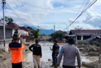 Longsor Hulu Sungai Picu Banjir Bandang Berulang di Pasar Maninjau (ANTARA)