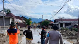 Longsor Hulu Sungai Picu Banjir Bandang Berulang di Pasar Maninjau (ANTARA)