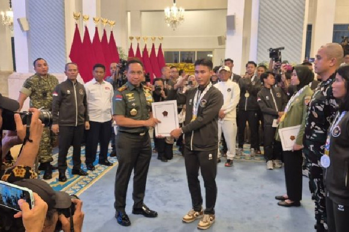Prajurit TNI Alfi Kusuma Naik Pangkat Usai Sabet Emas SEA Games