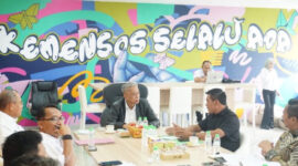Suasana audiensi di Kantor Kementerian Sosial RI, Jakarta Pusat, Rabu (28/1/2026). FOTO/ PROKOPIM PEMKAB ACEH BESAR