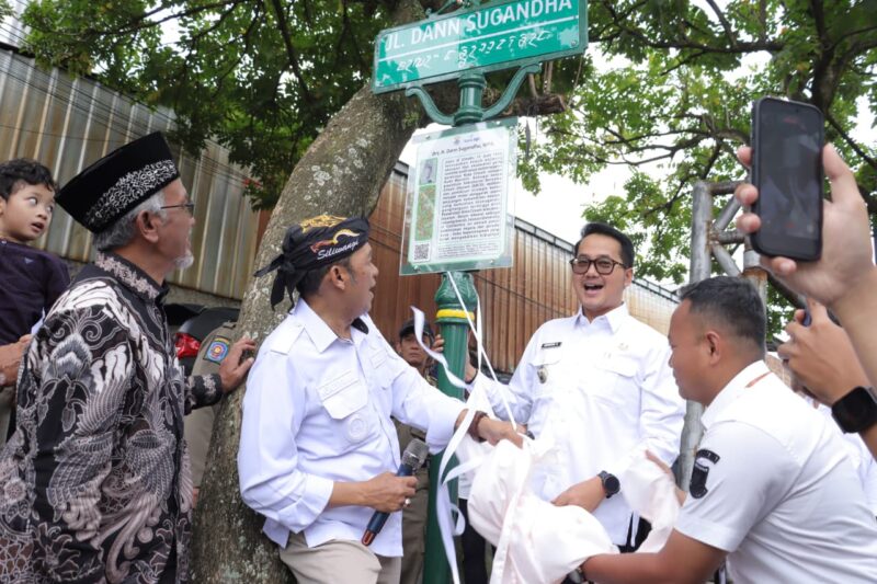 Nama Soedarna dan Dann Sugandha Resmi Jadi Jalan Kota Cimahi