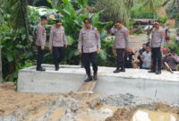 Kapolda Aceh Tinjau Jembatan Bailey Peusangan, Akses Warga Dipulihkan