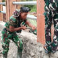 TNI AD Bangun Jembatan Aramco, Akses Nagari Bayua Normal