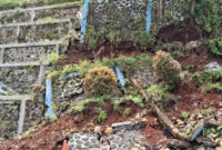 Wabup Fajar Tinjau TPT SDN Bunter, Mitigasi Longsor Dipercepat