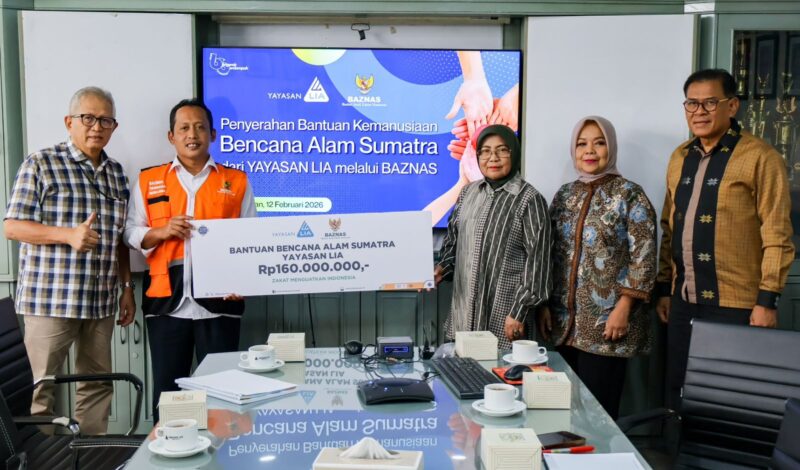 Yayasan LIA Salurkan Donasi Rp160 Juta untuk Bencana Sumatra