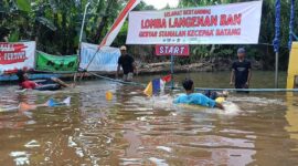 Langenan Ban Kecepak Meriahkan Syawalan Sambil Edukasi Jaga Sungai