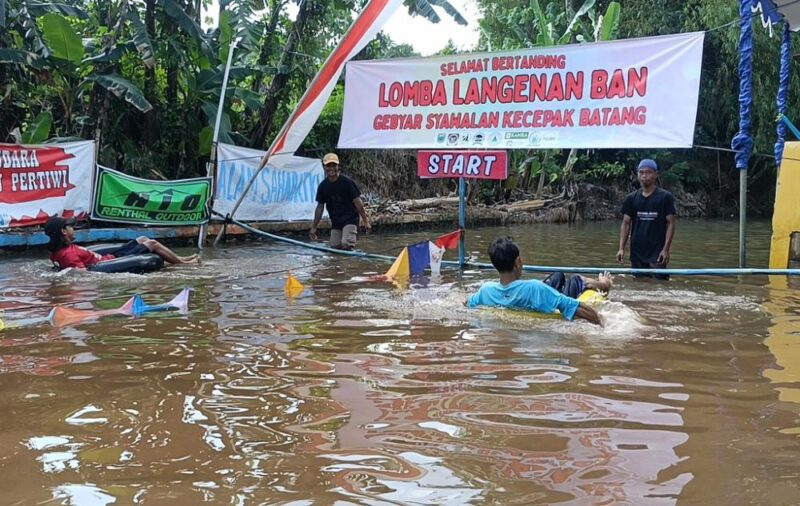 Langenan Ban Kecepak Meriahkan Syawalan Sambil Edukasi Jaga Sungai