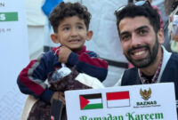 BAZNAS Salurkan 2.400 Pakaian Baru untuk Pengungsi Gaza Saat Ramadan