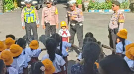 Polsek Abiansemal Sambut Kunjungan TK untuk Dekatkan Anak dengan Polisi