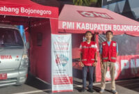 Pos Layanan PMI Bojonegoro Siaga di Rest Area Mudik Lebaran