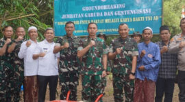 TNI Bangun Jembatan Garuda dan Bedah Atap Rumah Warga Tangerang