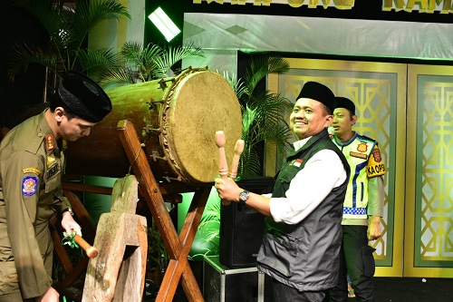 Masjid Agung Sumedang Hidupkan Takbir dan Tabuh Bedug Kampung Ramadan