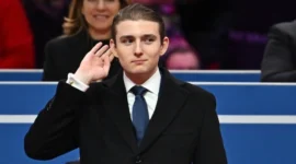 Barron Trump di Washington, Amerika Serikat pada Januari 2025. Foto: AFP