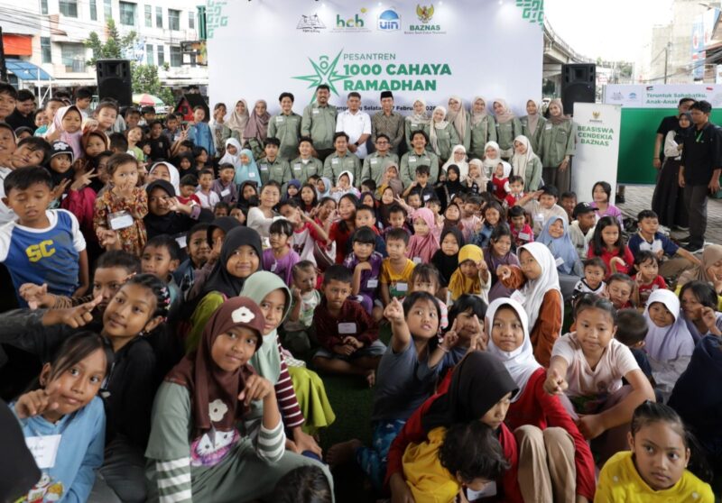 BAZNAS RI Gelar Pesantren 1000 Cahaya Ramadan, Berikan Edukasi Keagamaan dan Pesan Empati untuk Palestina bagi Anak Jalanan
