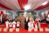 Danrem 084 Gelar Safari Ramadhan dan Santuni Yatim di Bangkalan
