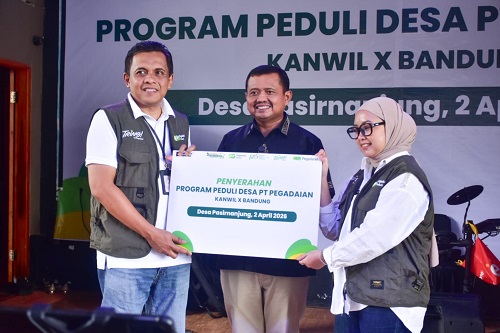 Pegadaian Resmikan Peduli Desa Pasirnanjung untuk Wisata, UMKM, dan Literasi Keuangan